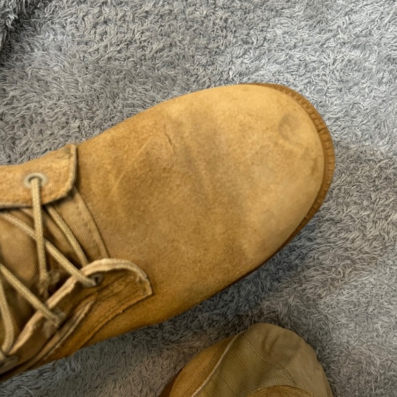 VTG 1997 RO Search US Military Combat Boots Desert Tan Hot Weather 9.5 R - Picture 14 of 16